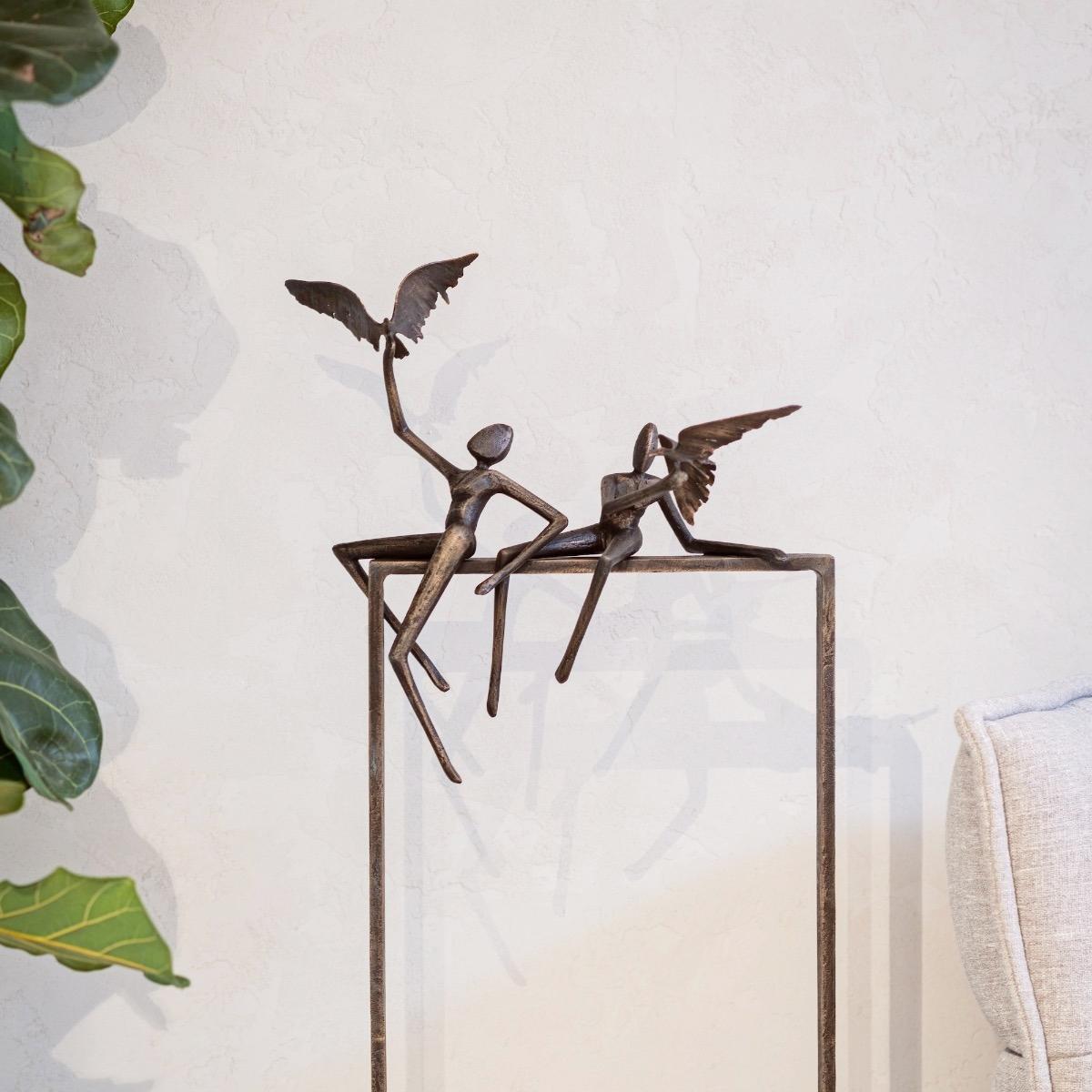Belga Scultura in bronzo della libertà in vendita