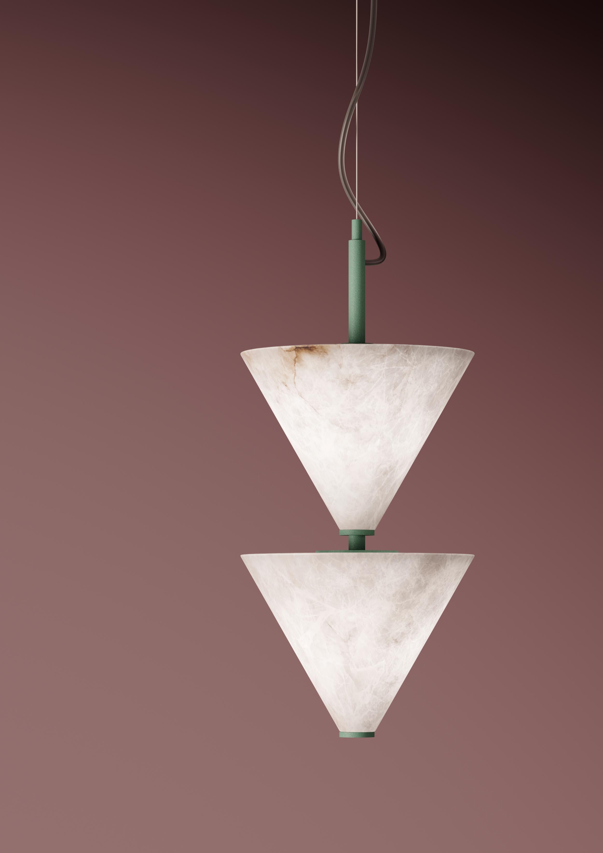 Moderne Suspension Greene & Greene Greene, Up version by Alabastro Italiano en vente