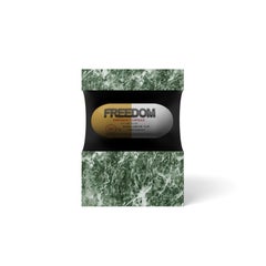 Freedom Marble Side Table by Lazar Spasojevic and Erik Salin