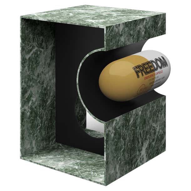 Freedom Side Table Freedom Marble Side Table by Lazar Spasojevic and Erik Salin For Sale ...