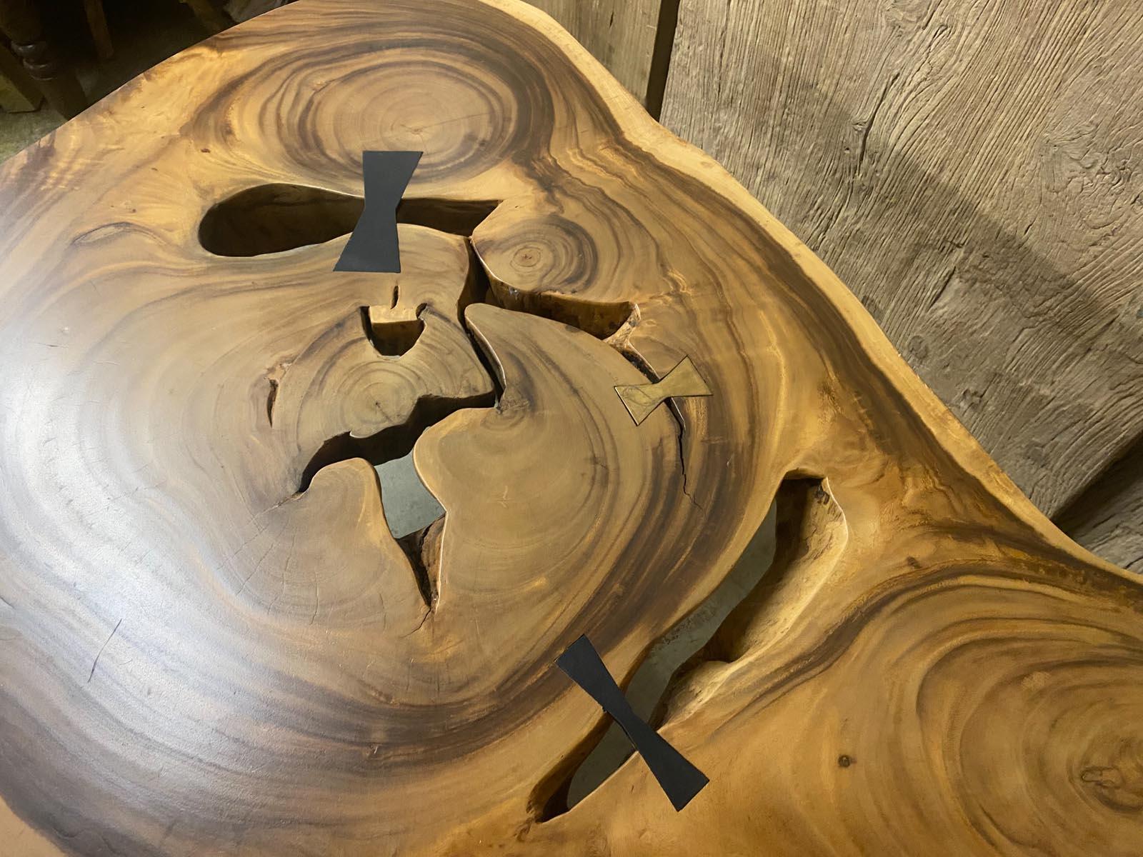 Freeform Albezia Wood Table 2