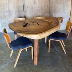 Freeform Albezia Wood Table