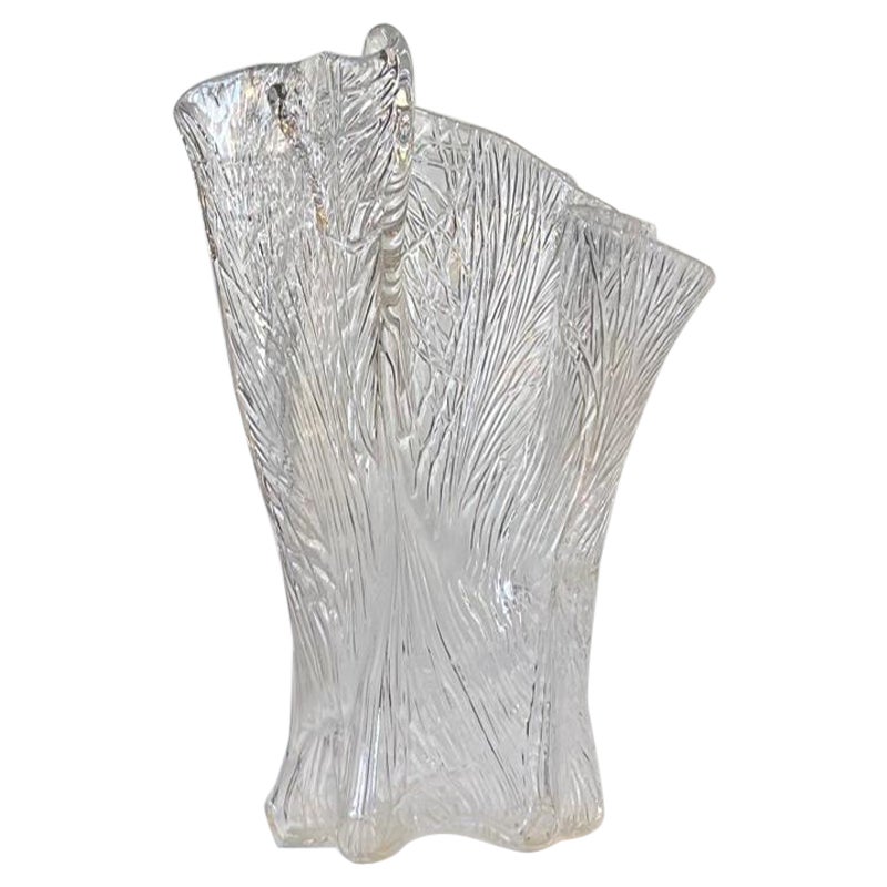 Freeform Art Glass Vase by Severin Brørby for Hadeland Norway, 1970s