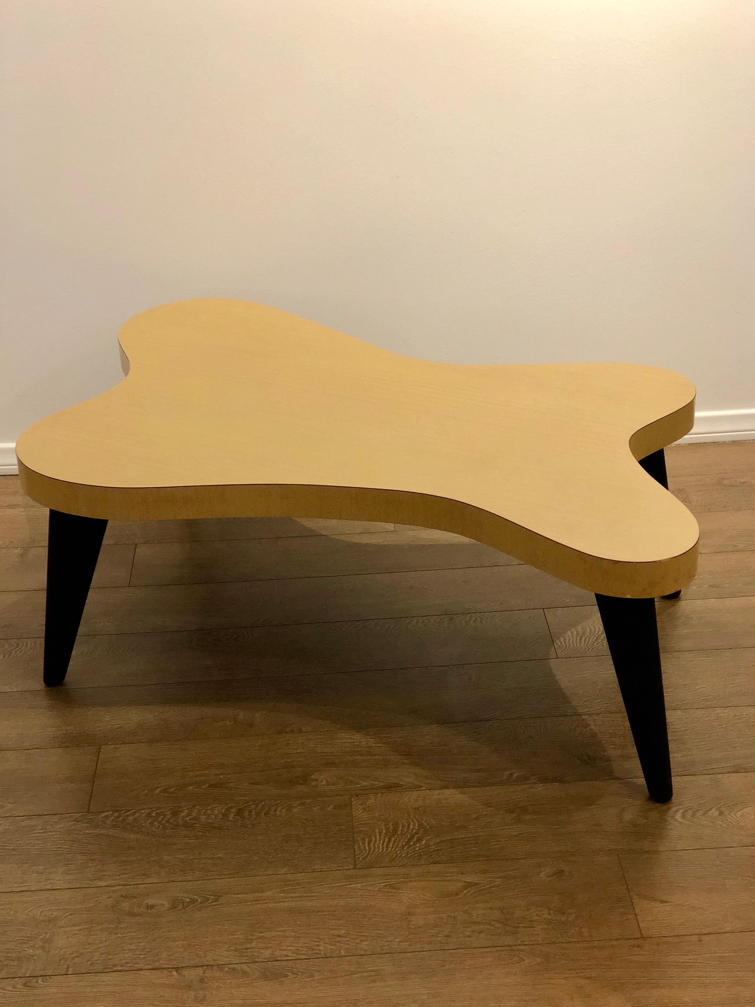 Freeform Atomic Age Classic Biomorphic Coffee Table In Good Condition In San Diego, CA
