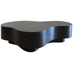 Biomorphic Oak Coffee Table, USA 1980