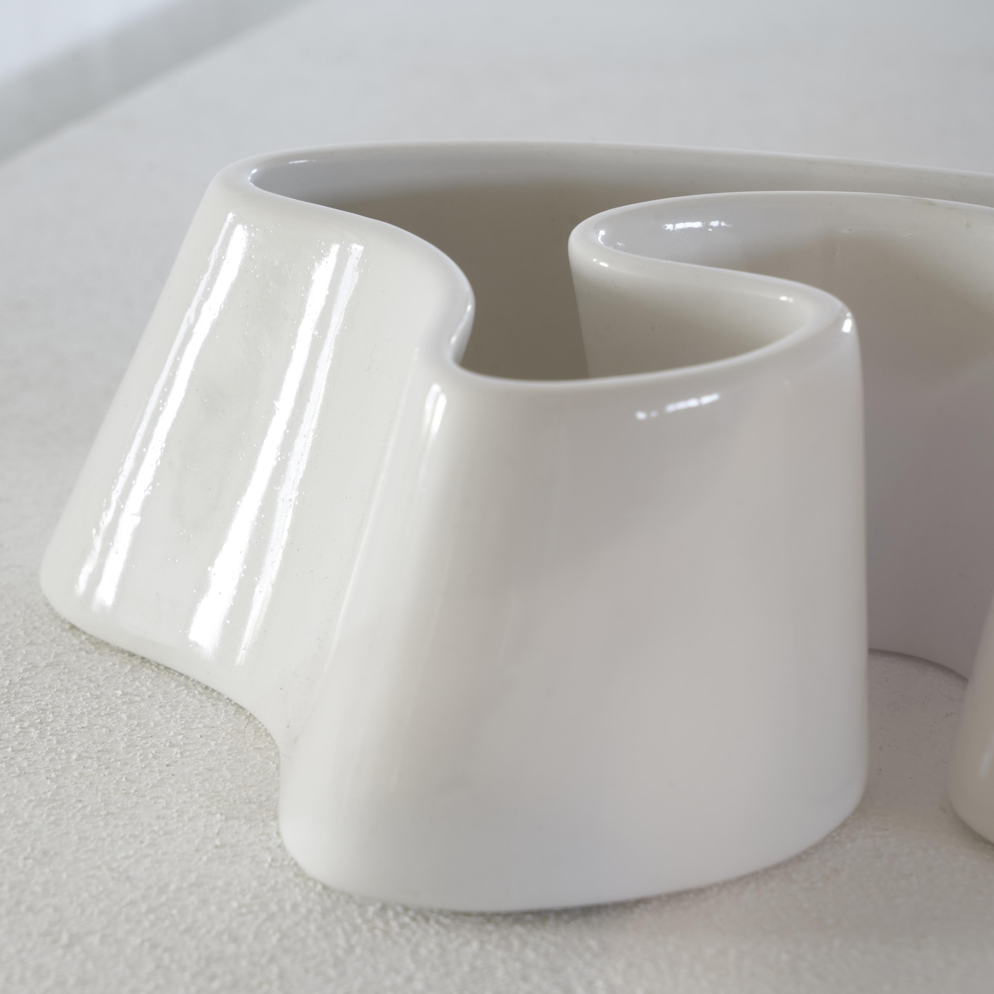 Angelo Mangiarotti Freeform Ceramic 'Tremiti Formalibera' for Danese Milano In Good Condition For Sale In Tilburg, NL
