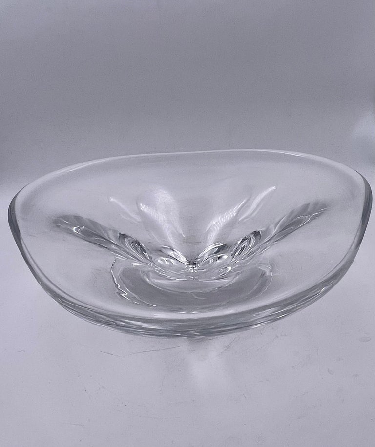 Freeform Clear Glass by Orrefors Mid Century For Sale at 1stDibs