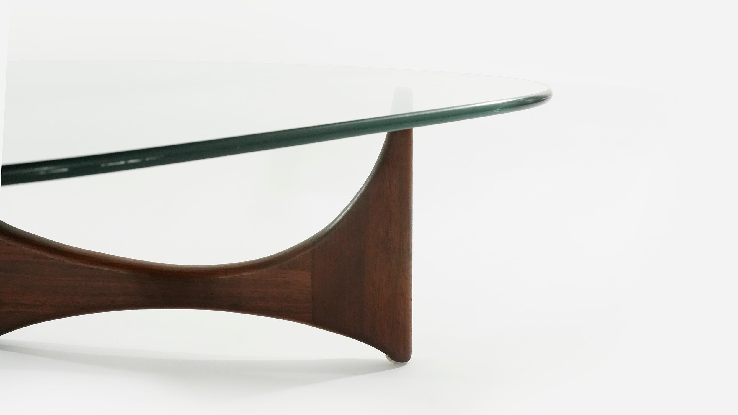 Freeform Coffee Table by Adrian Pearsall, circa 1950s In Excellent Condition In Westport, CT