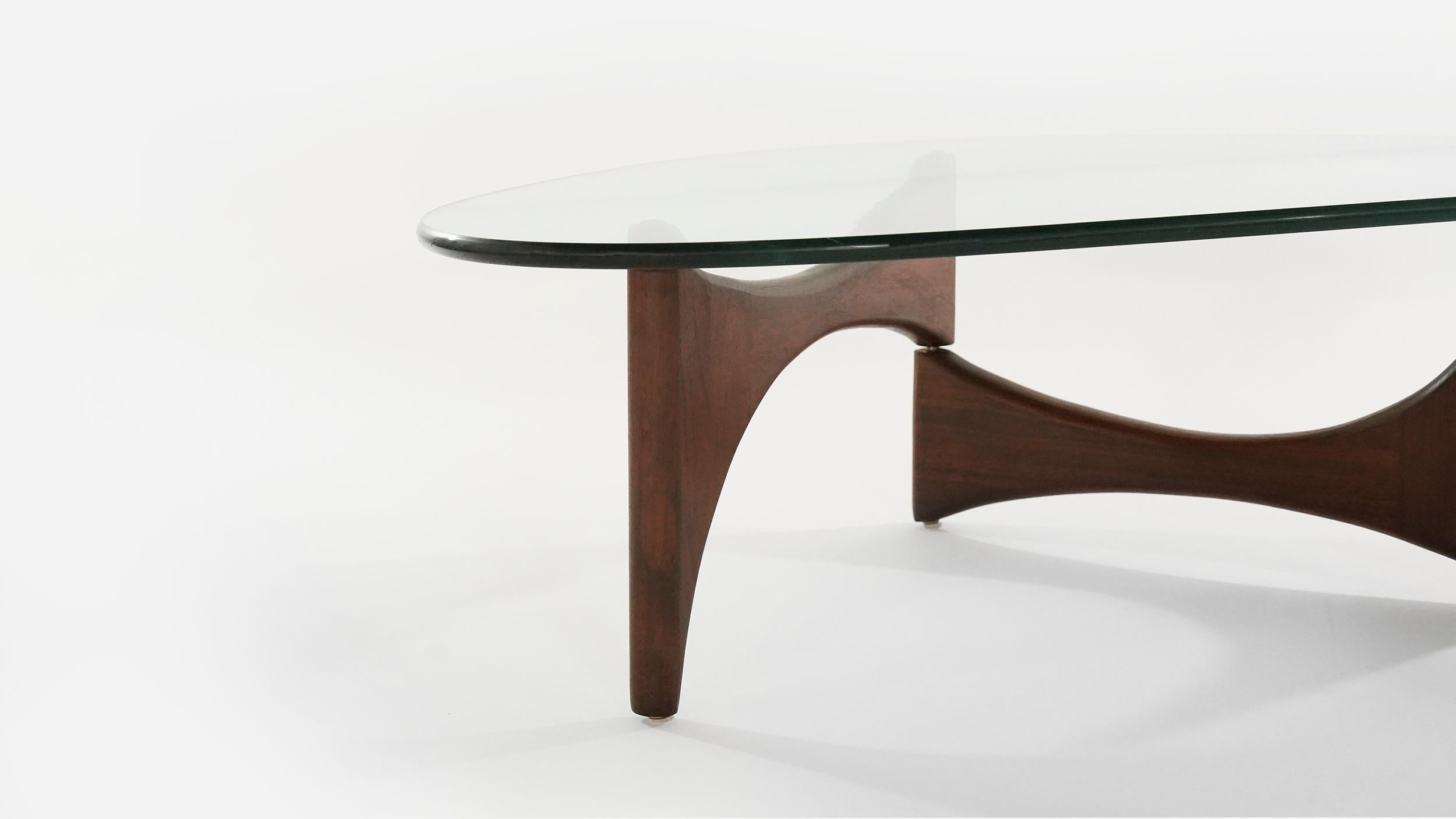 20th Century Freeform Coffee Table by Adrian Pearsall, circa 1950s