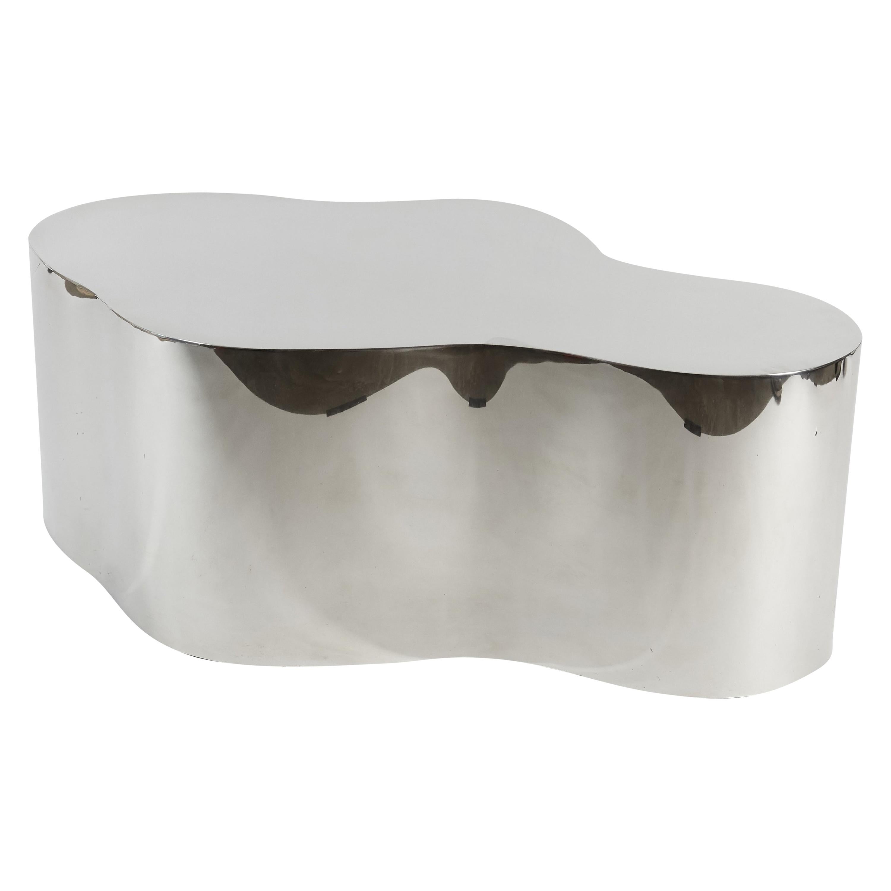 Table basse de forme libre de Karl Springer