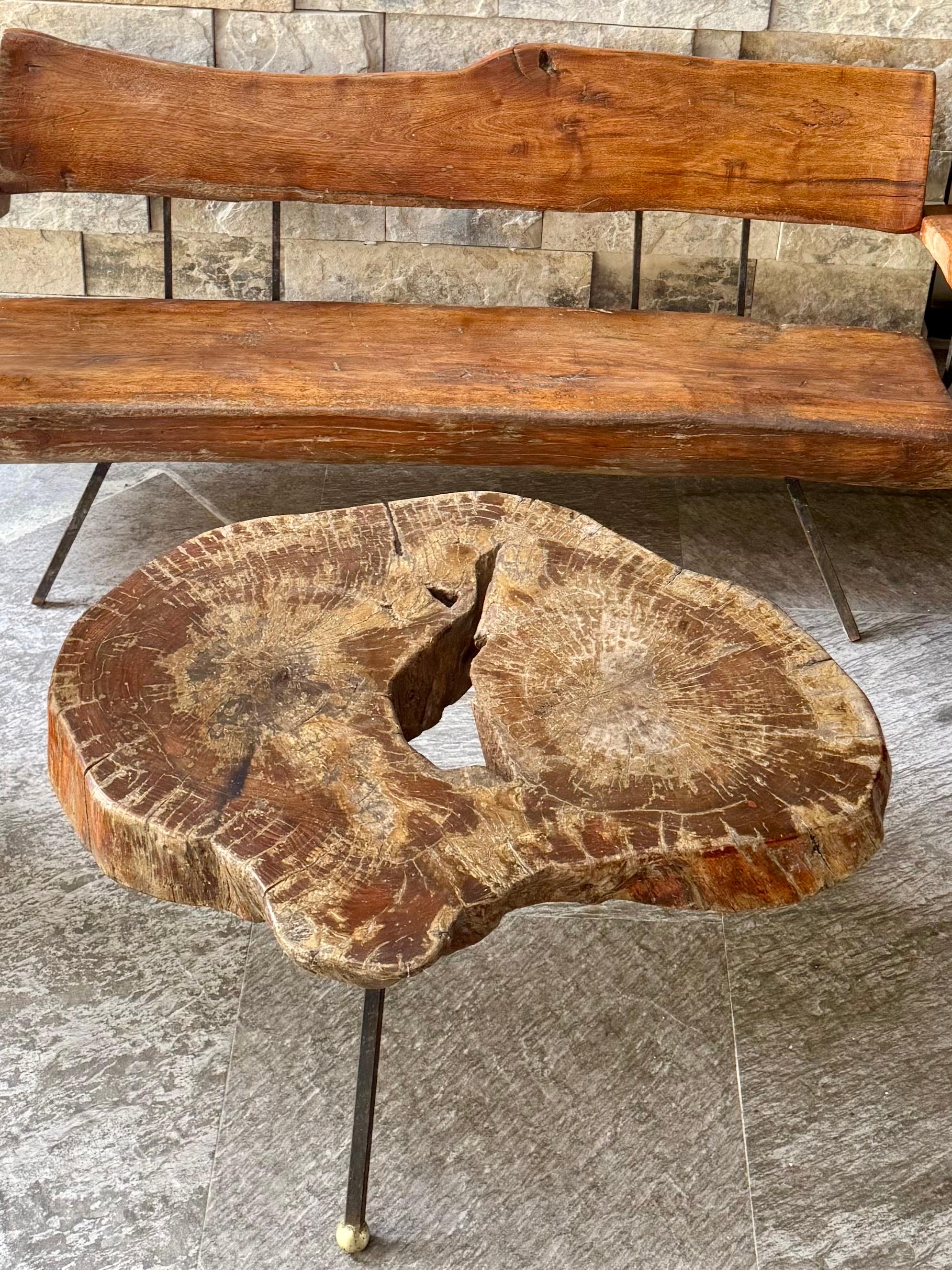 Sculpté à la main Table basse Freeform par Sabena of Mexico en vente