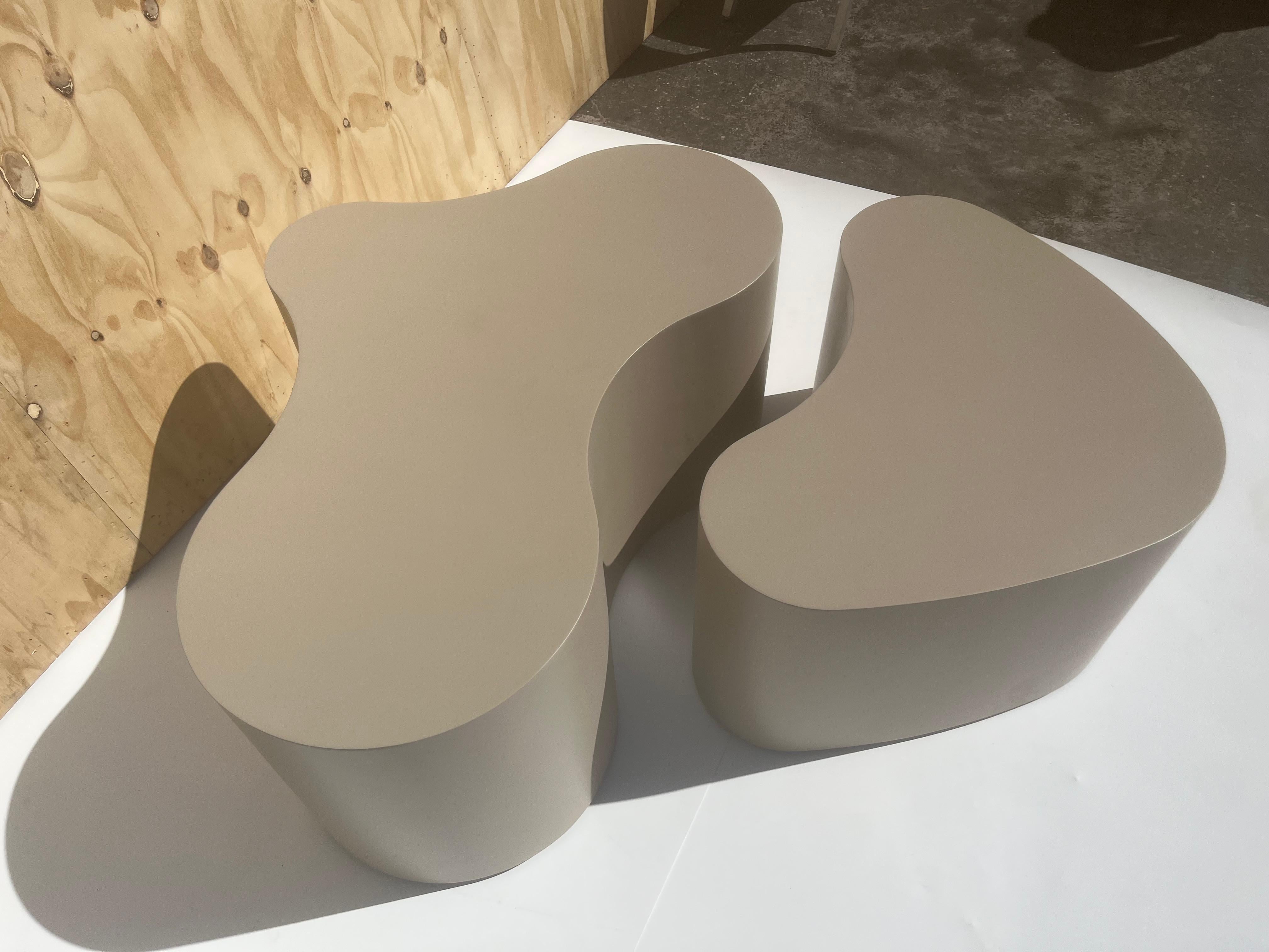 Tavolino Freeform, Wood, Taupe in vendita 5