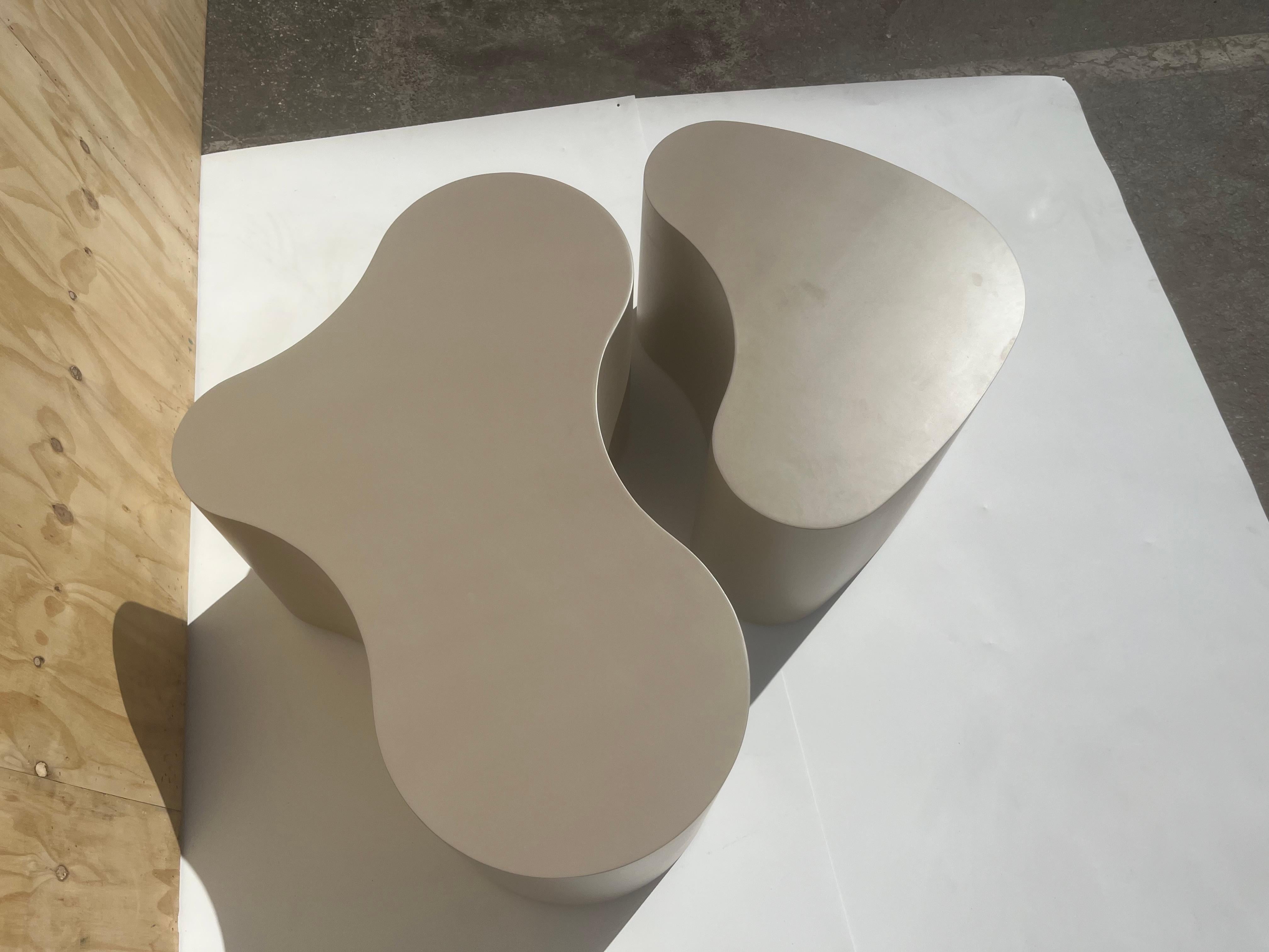 Tavolino Freeform, Wood, Taupe in vendita 7