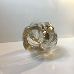 Freeform Crystal Vase from Val Saint Lambert, 1950s