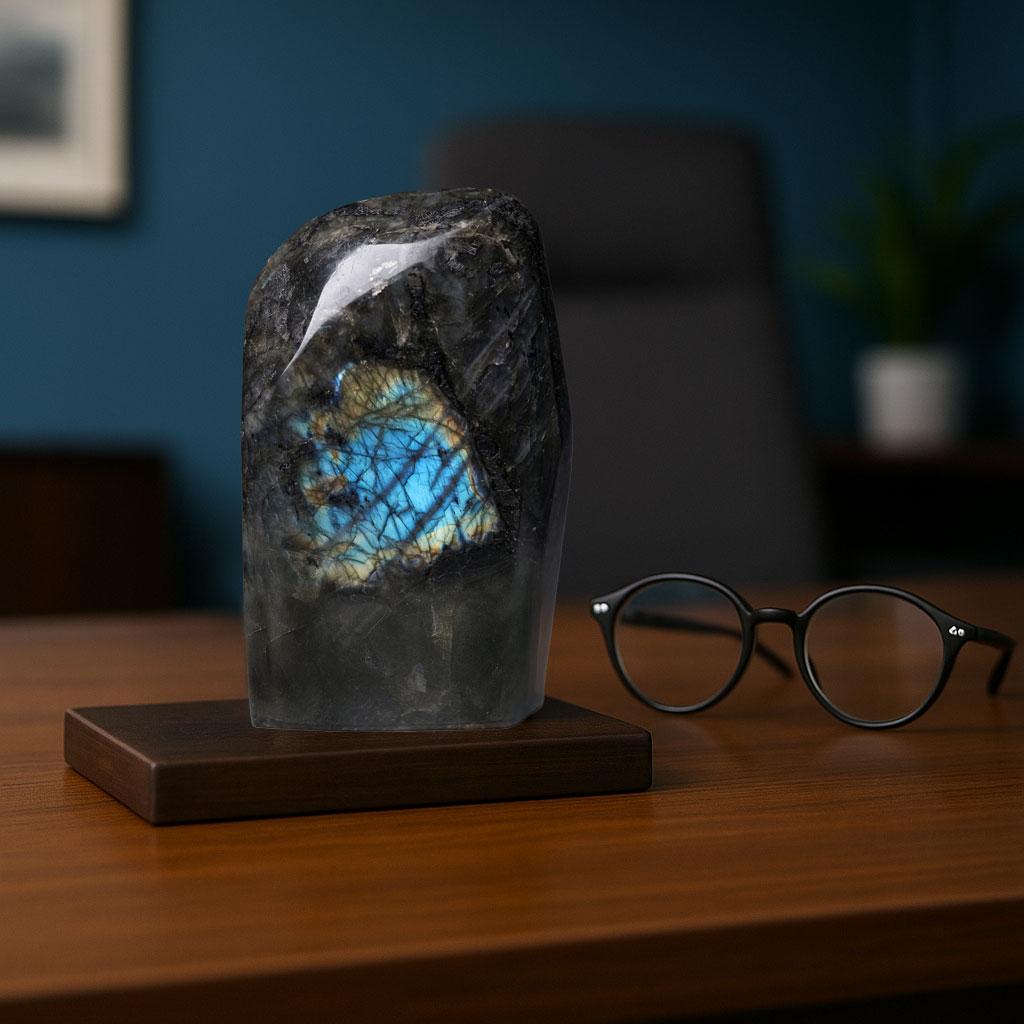 Crystal Freeform Labradorite From Madagascar – 6.82 Lb. For Sale