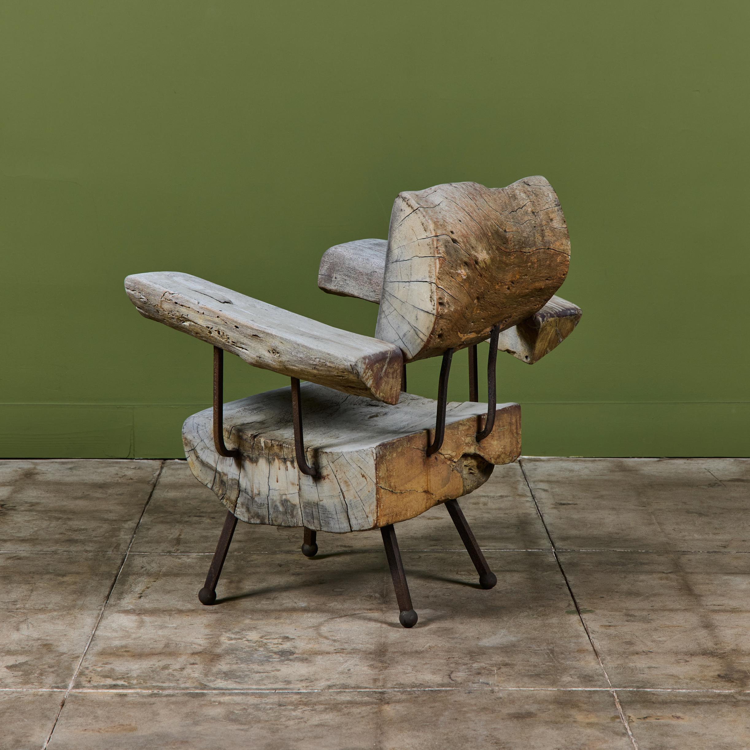 Freeform Lounge Chair by Sabena of Mexico (Eisen) im Angebot