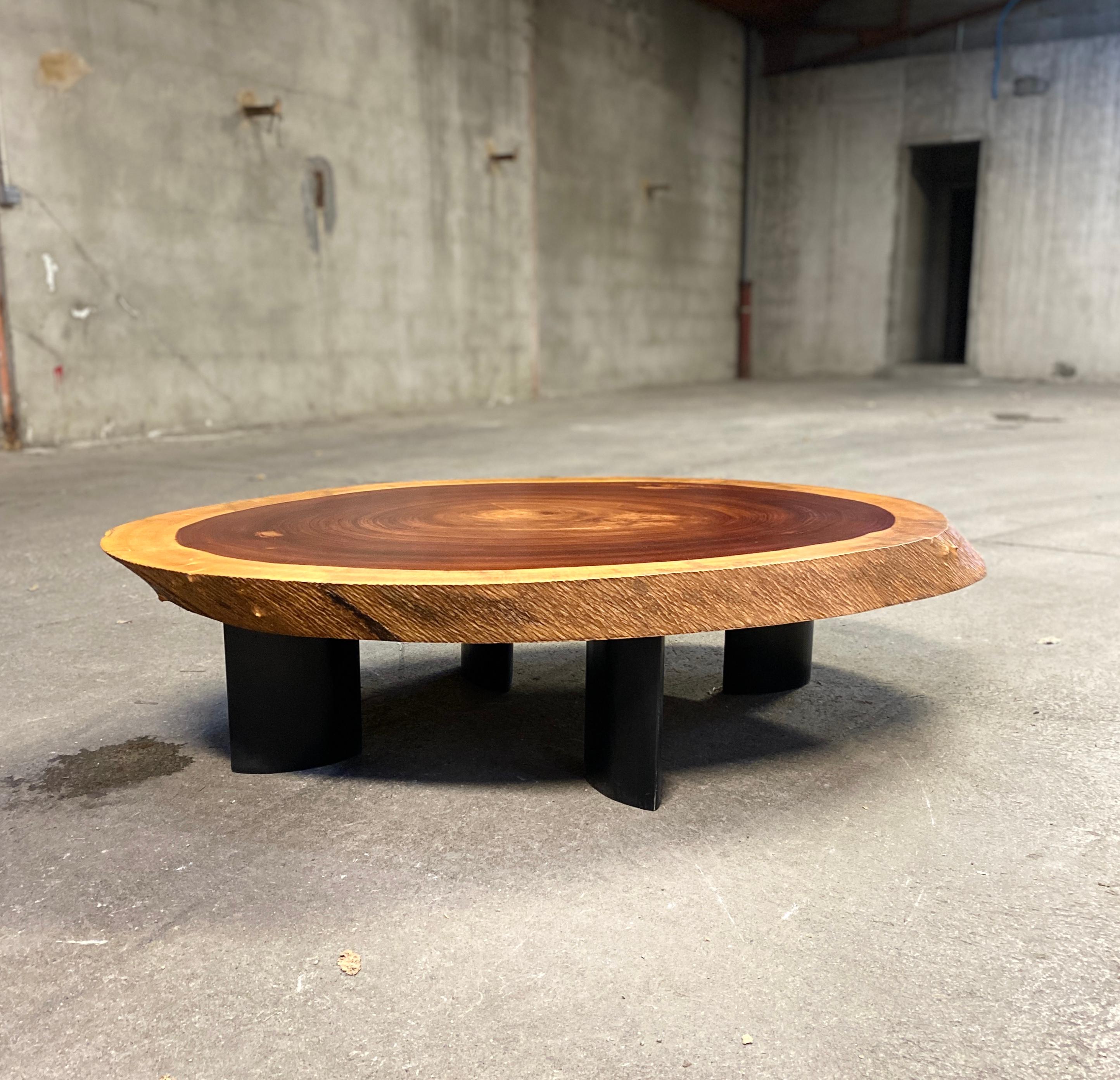 1950 Freeform Mahogany Coffee Table Cocktail Table Side Table For Sale 6