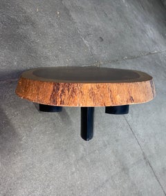 1950 Freeform Mahogany Coffee Table Cocktail Table Side Table