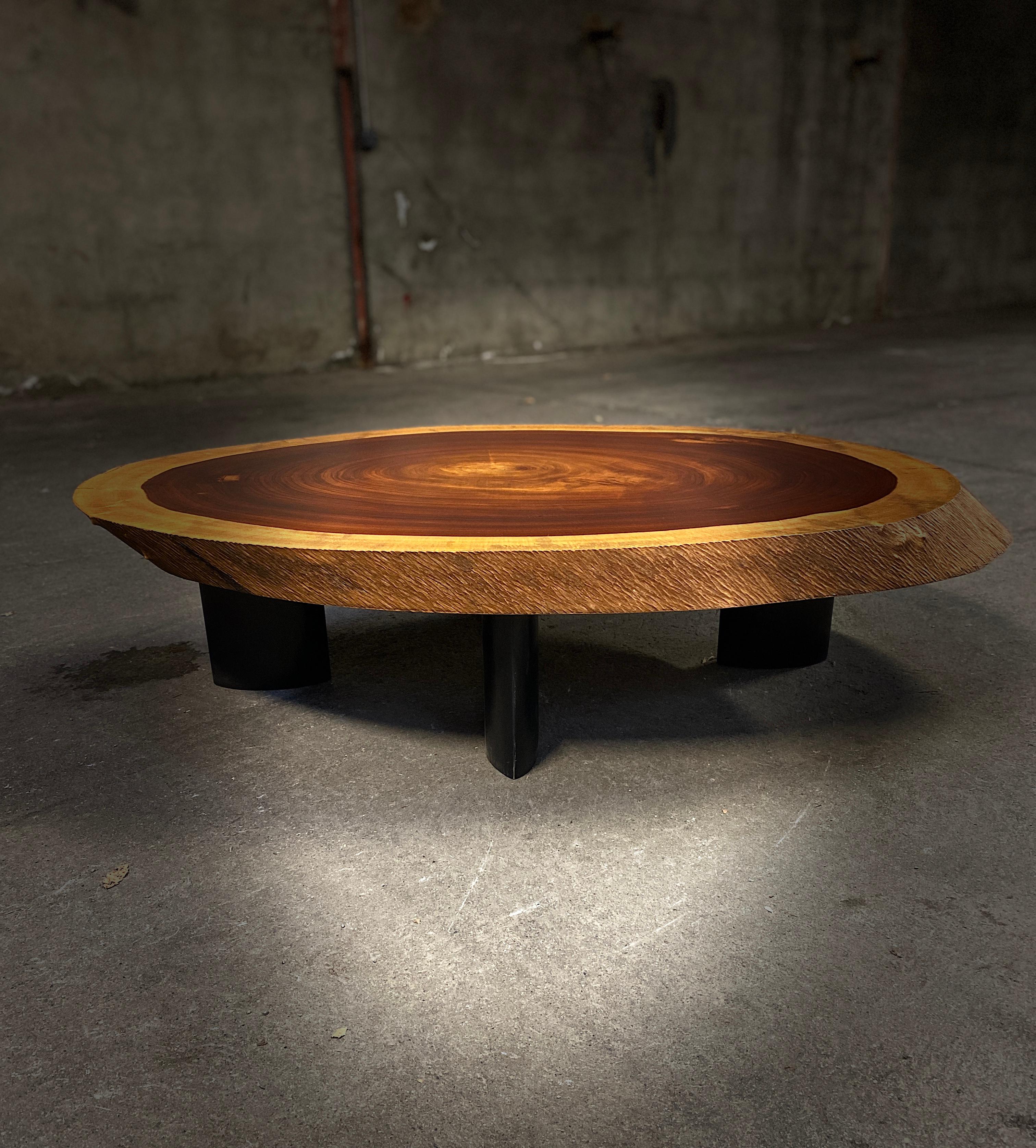 1950 Freeform Mahogany Coffee Table Cocktail Table Side Table For Sale 2