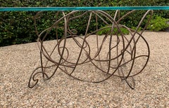 Freeform Metal Dining Console Table by Artist Patricia Larsen