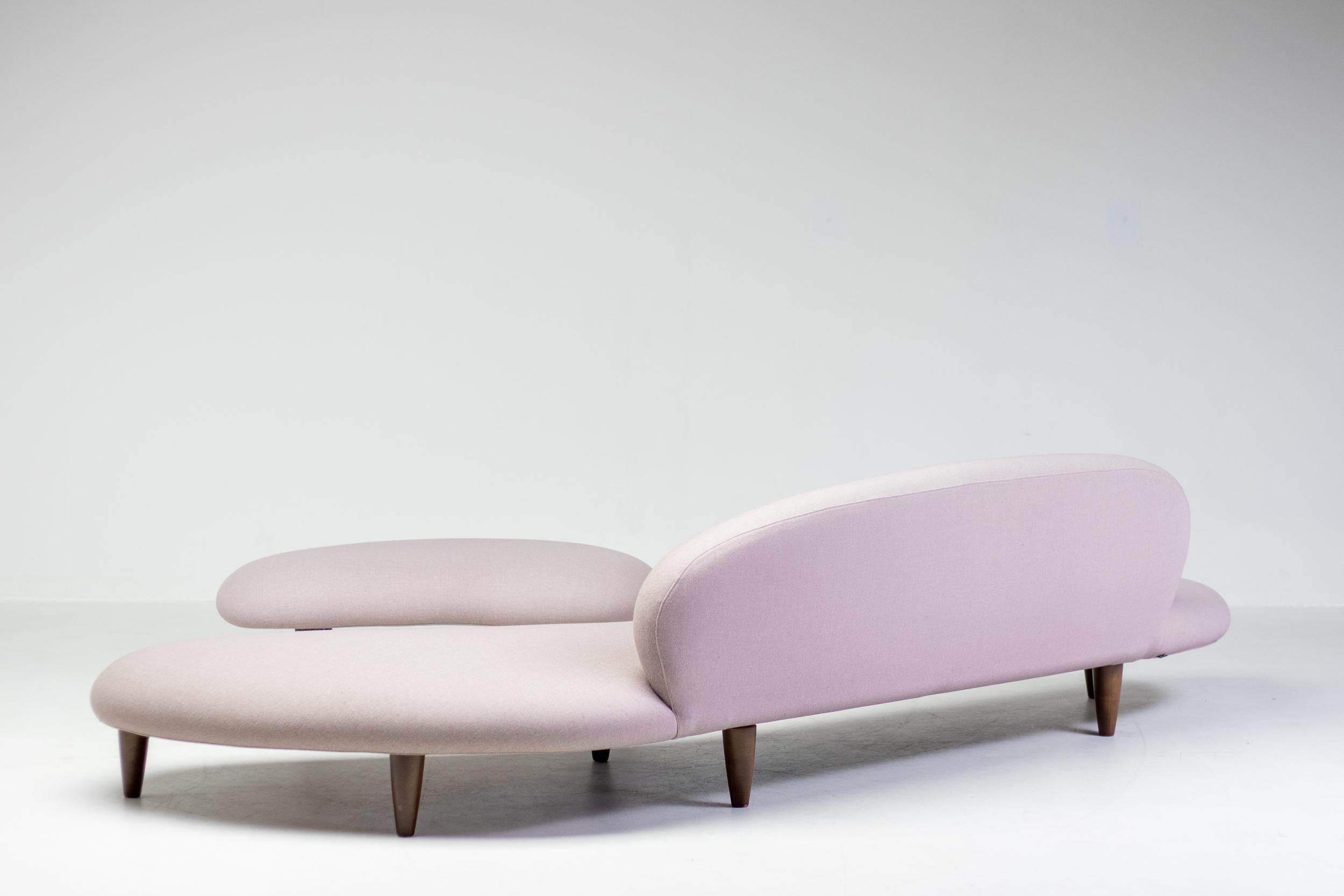 Mid-20th Century Freeform Sofa and Ottoman by Isamu Noguchi
