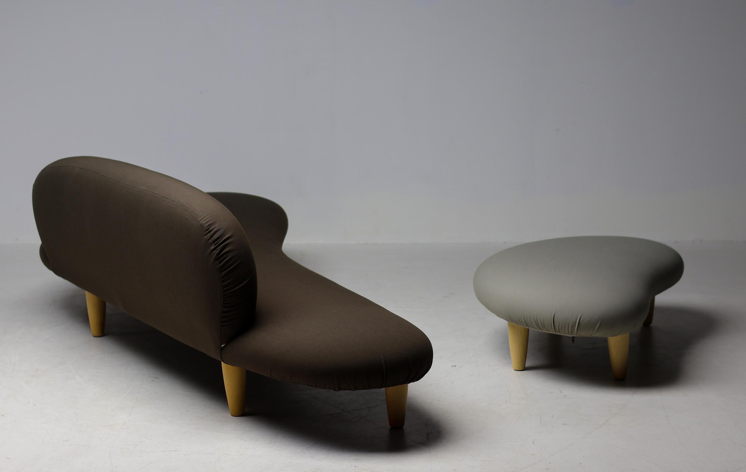 XXIe siècle et contemporain Canapé et repose-pieds Freeform d'Isamu Noguchi en vente