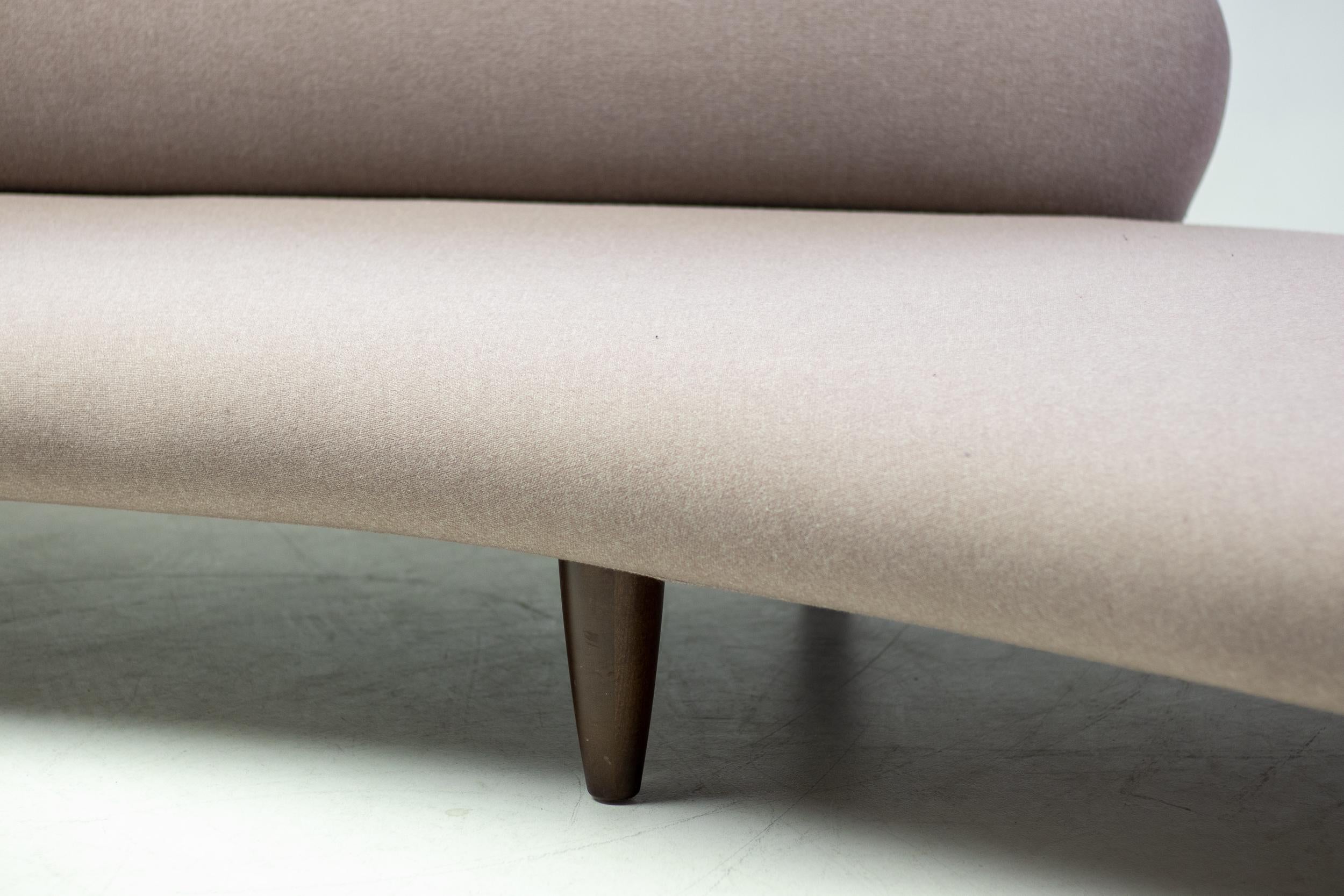 Wool Freeform Sofa and Ottoman by Isamu Noguchi