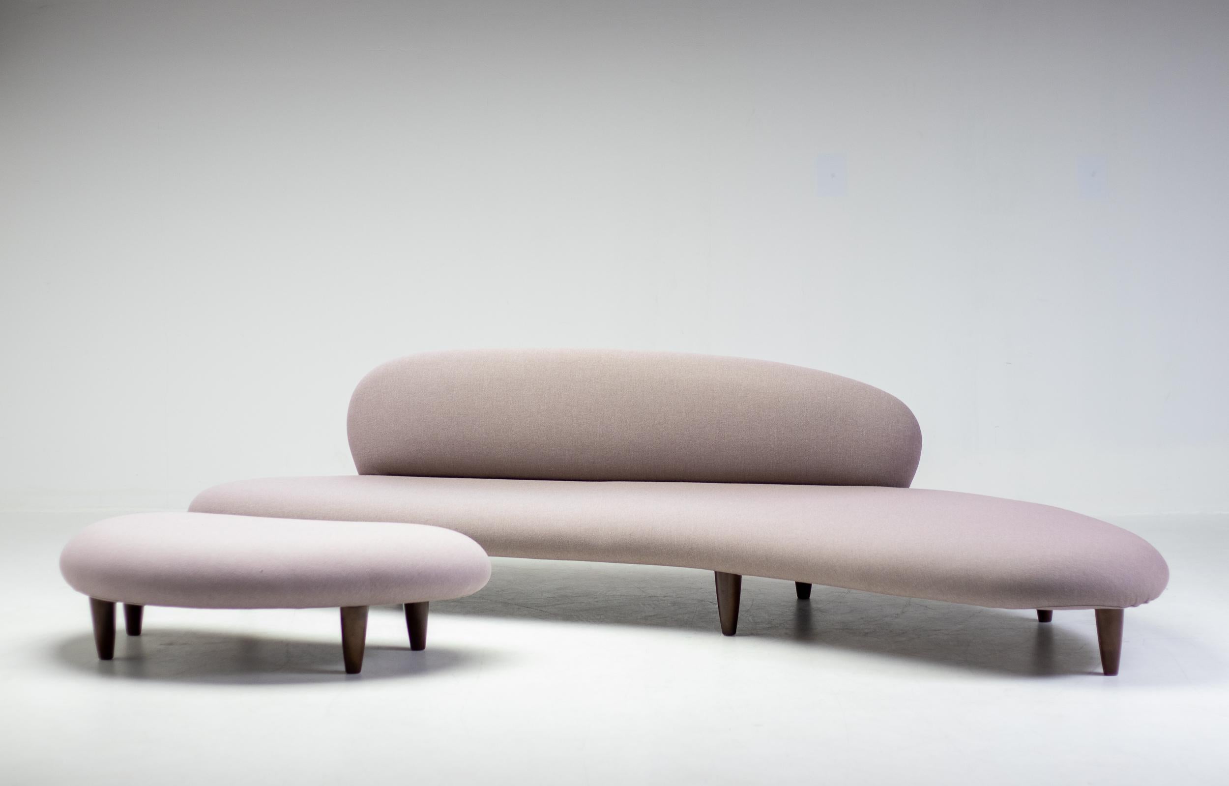 Freeform Sofa and Ottoman by Isamu Noguchi 2