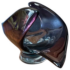Cuenco / Centro de Mesa de Cristal Somerso Freeform by Murano Glass