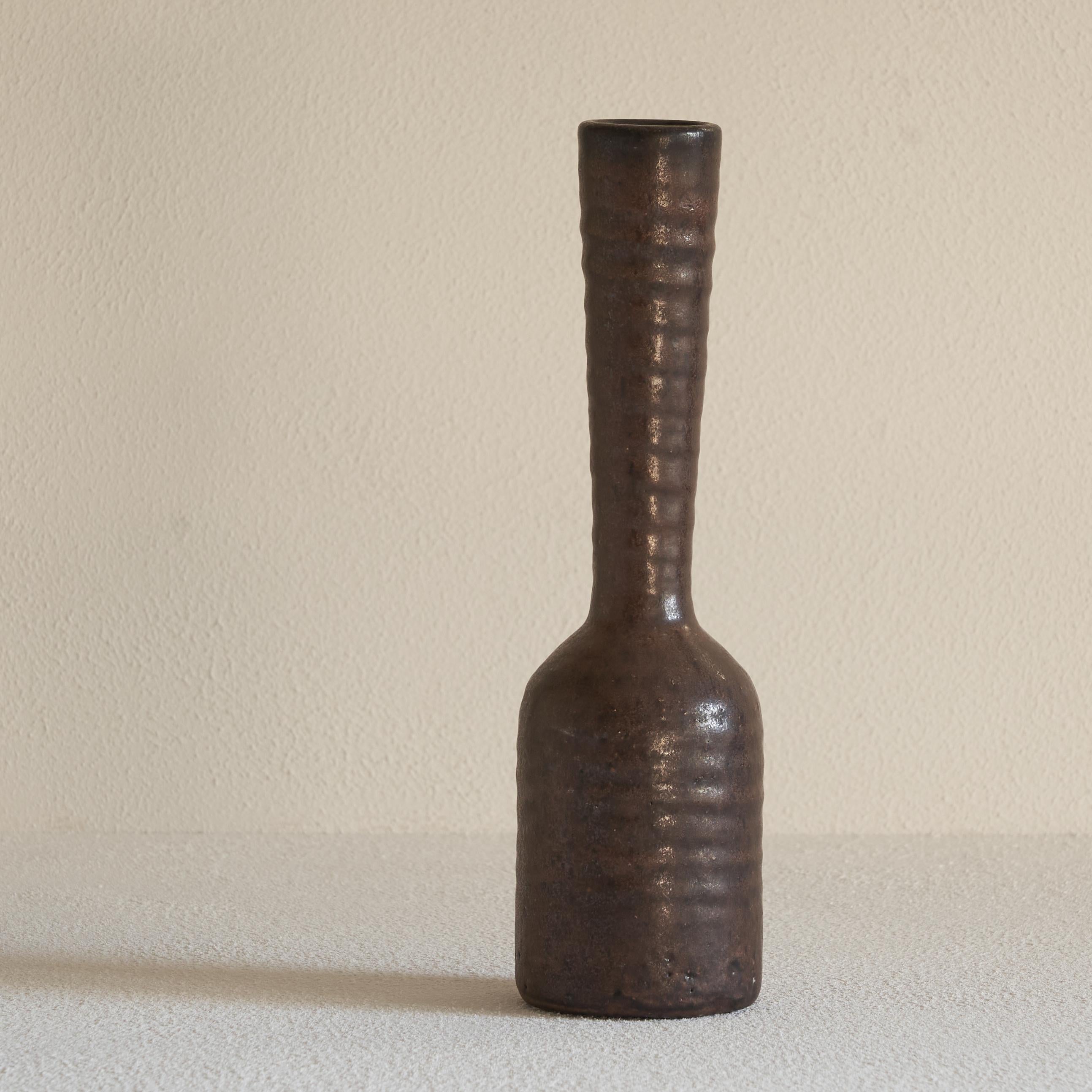 Unknown Freeform Studio Pottery Vase, 1960s For Sale