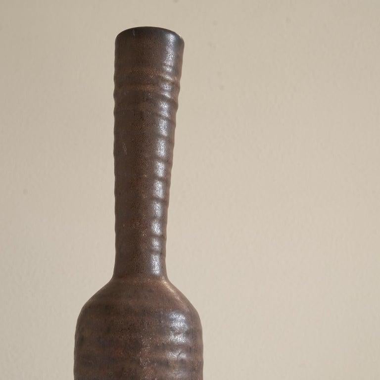 Grès porcellanato Vaso in ceramica Freeform Studio Pottery, anni '60 in vendita