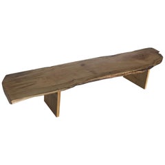 Freeform Walnut Bench or Coffee Table