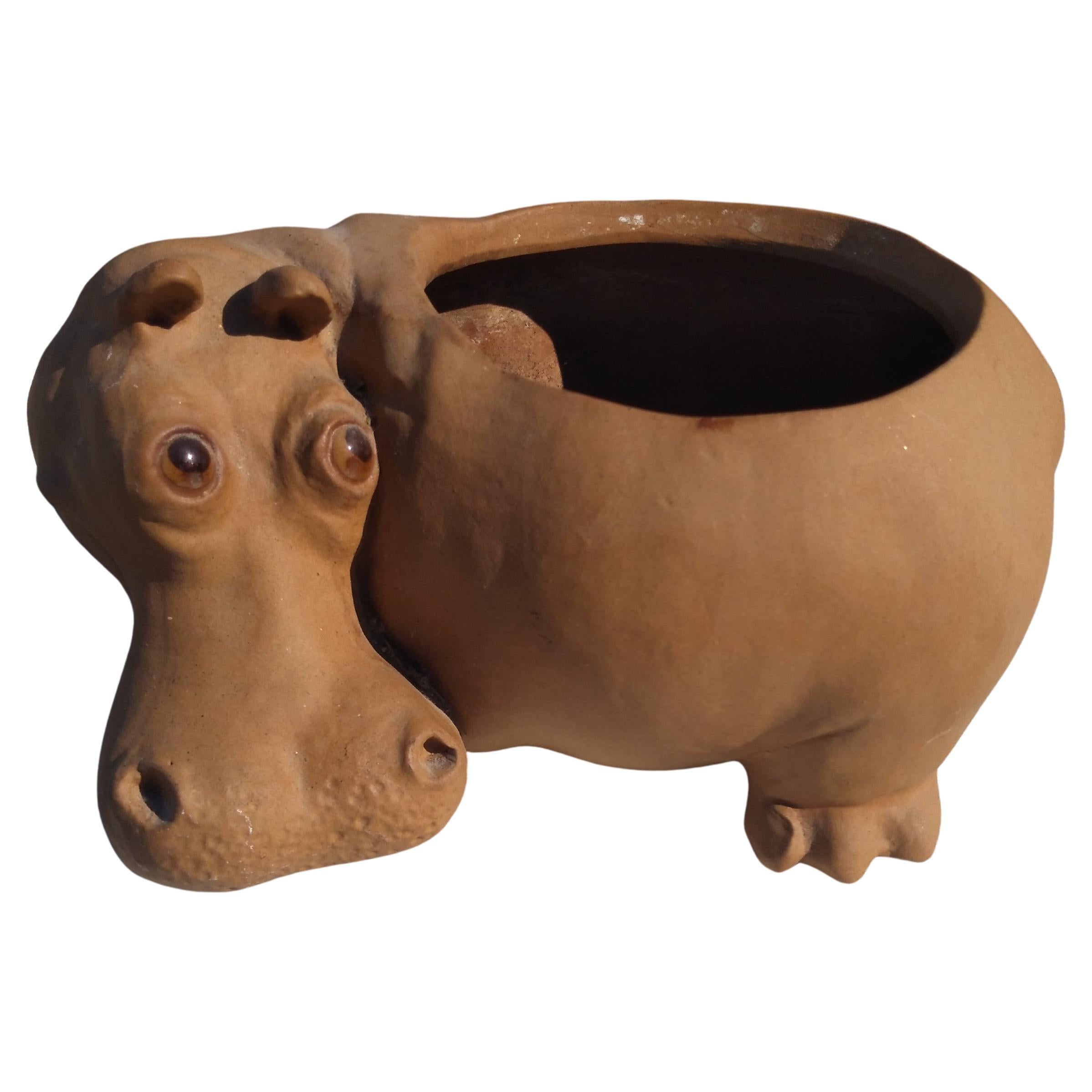 Freeman McFarlin Hippo Planter by Anthony For Sale