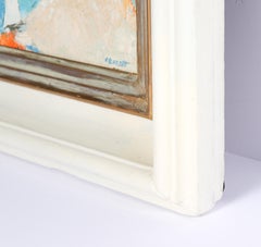 "Abstract Boats" 1979 Oil