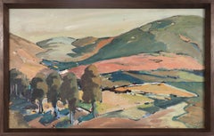 Dreamy California Landscape 1952 Oil