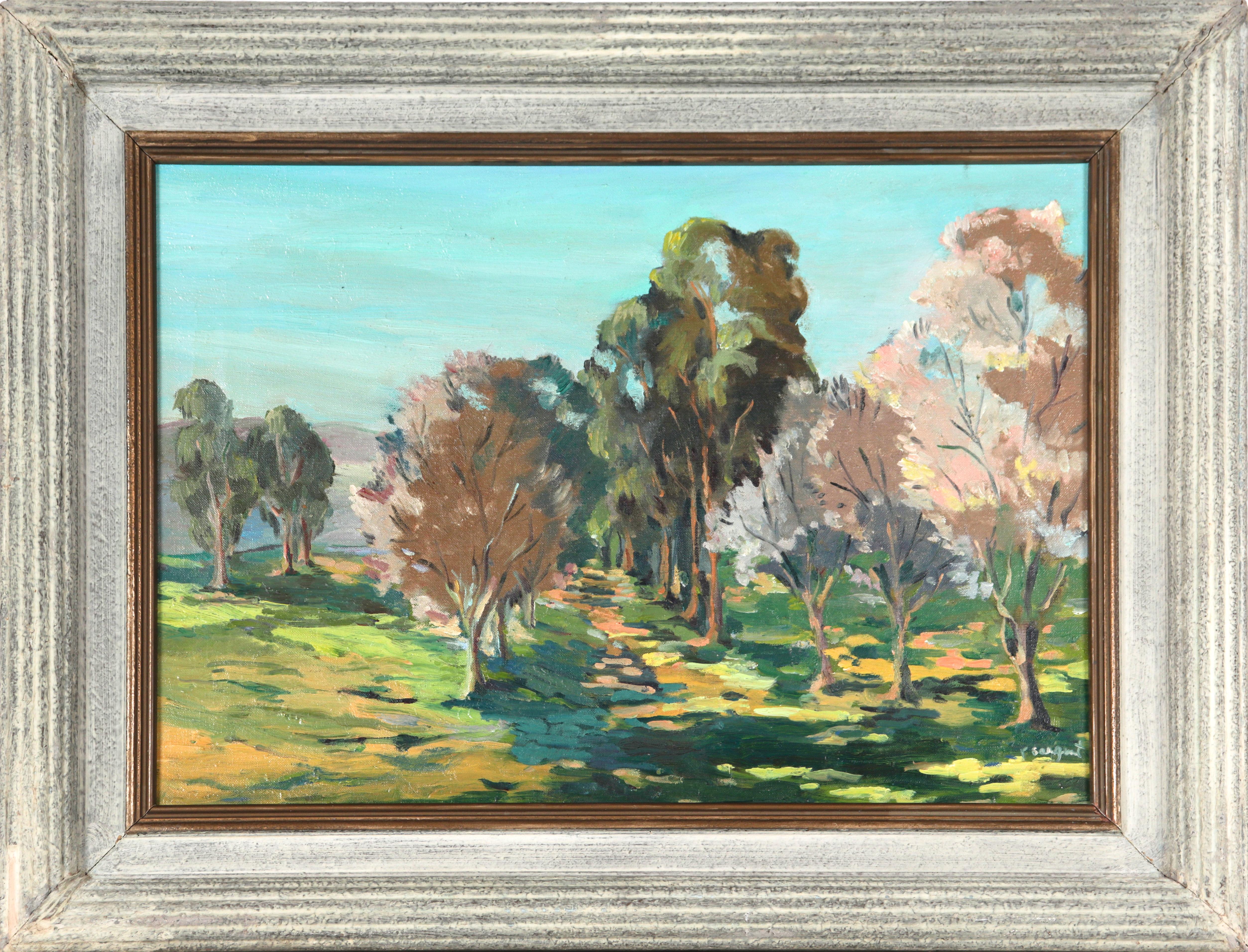 Freeman Sargent Landscape Painting - "Spring" 1958 Oil