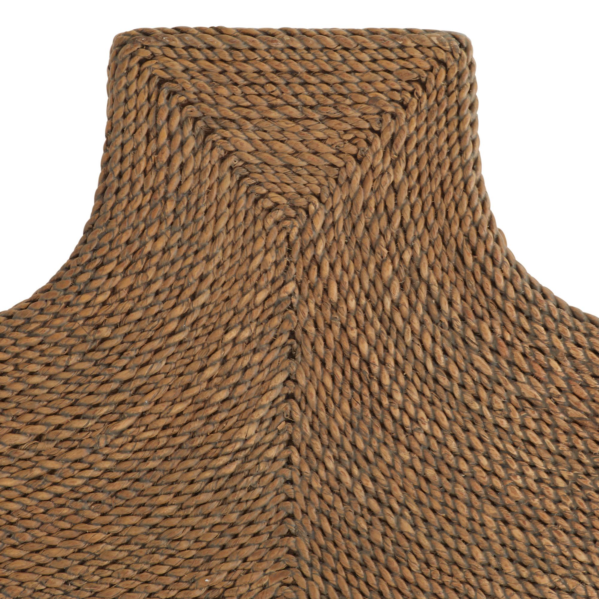 Freeport Mirror WMS05 - tobacco-stained abaca rope For Sale 2