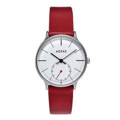 ADEXE Freerunner Petite montre à cadran rouge à quartz