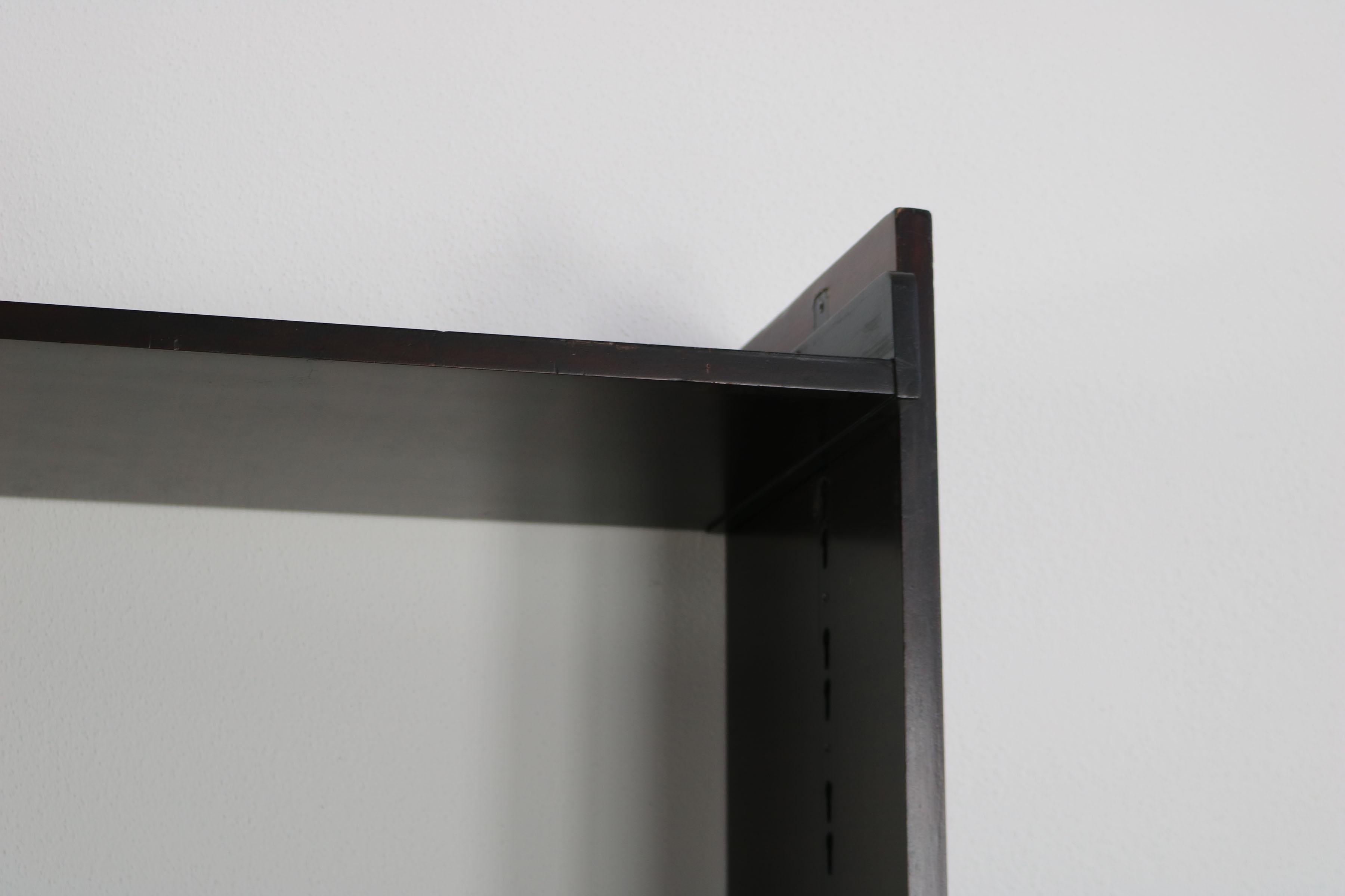 Freestanding 60s bookcase designed by Edmondo Palutari for Vittorio Dassi  For Sale 5