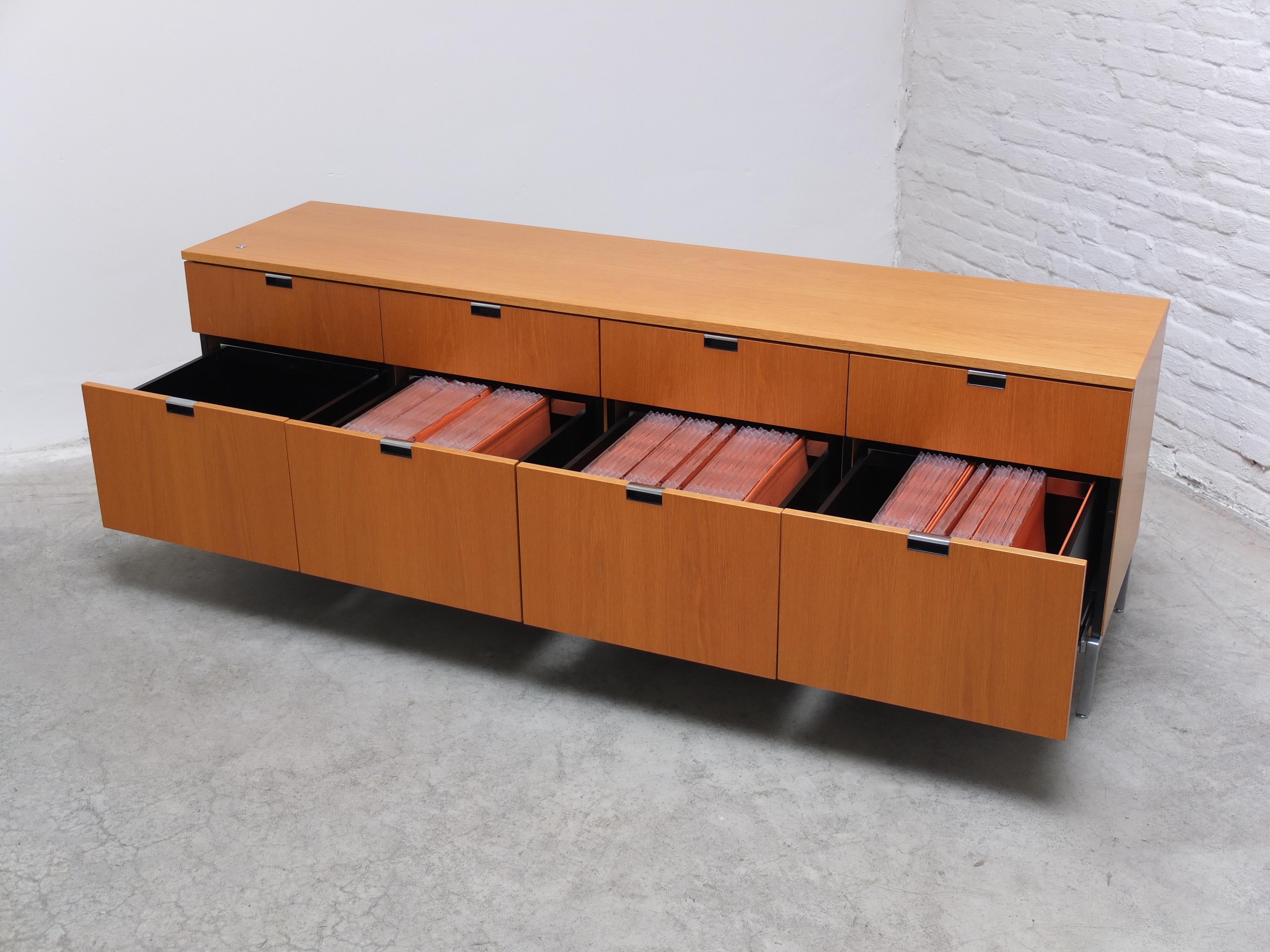 Freestanding 8-Drawer Credenza by Florence Knoll for Knoll, 1961 10