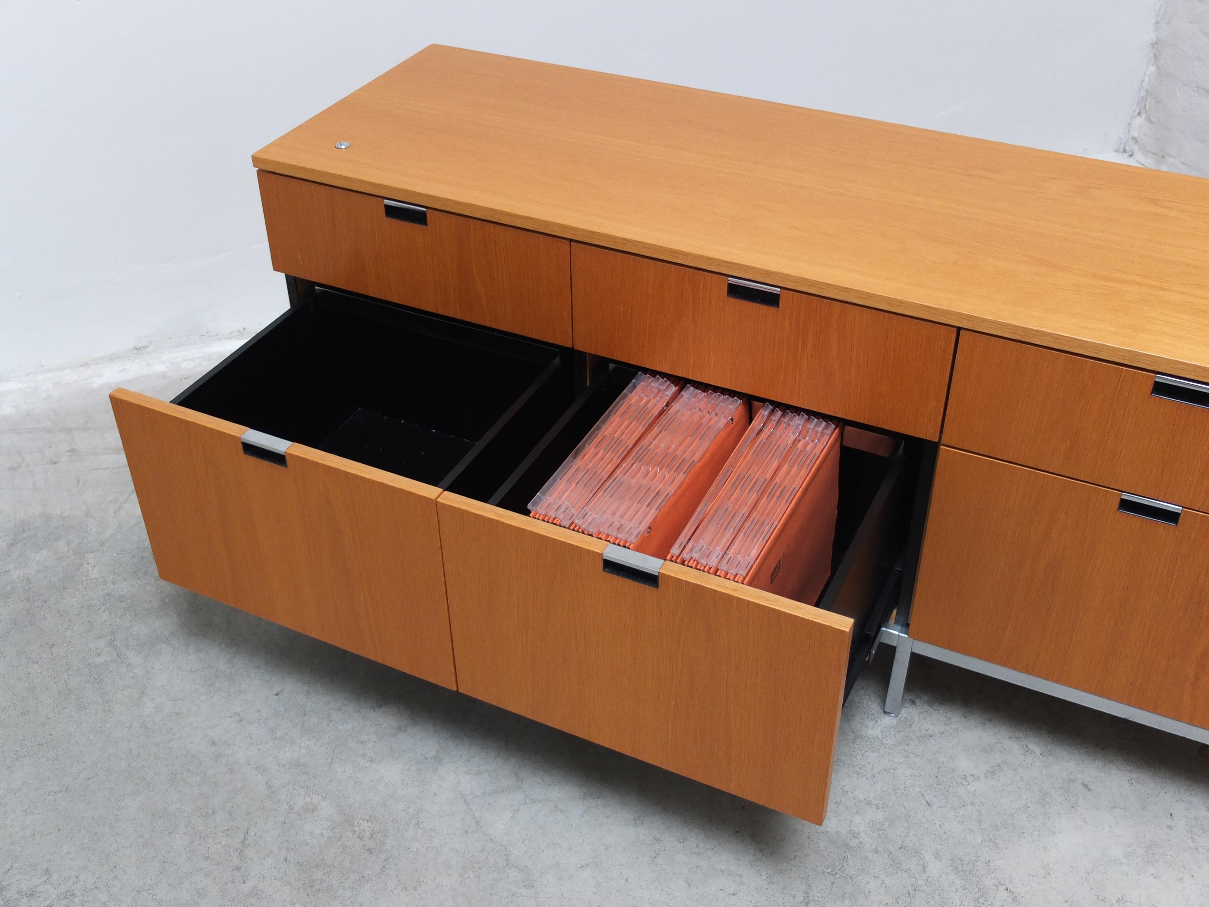 Freestanding 8-Drawer Credenza by Florence Knoll for Knoll, 1961 For Sale 11