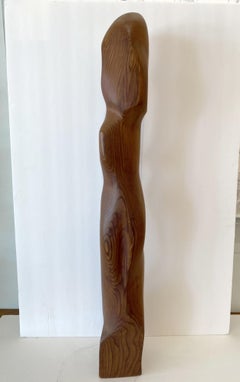 Freestanding Abstract Wooden Sculpture by Raul Varnerin
