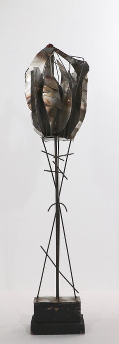 Freestanding Brutalist Metal Sculpture after Jere