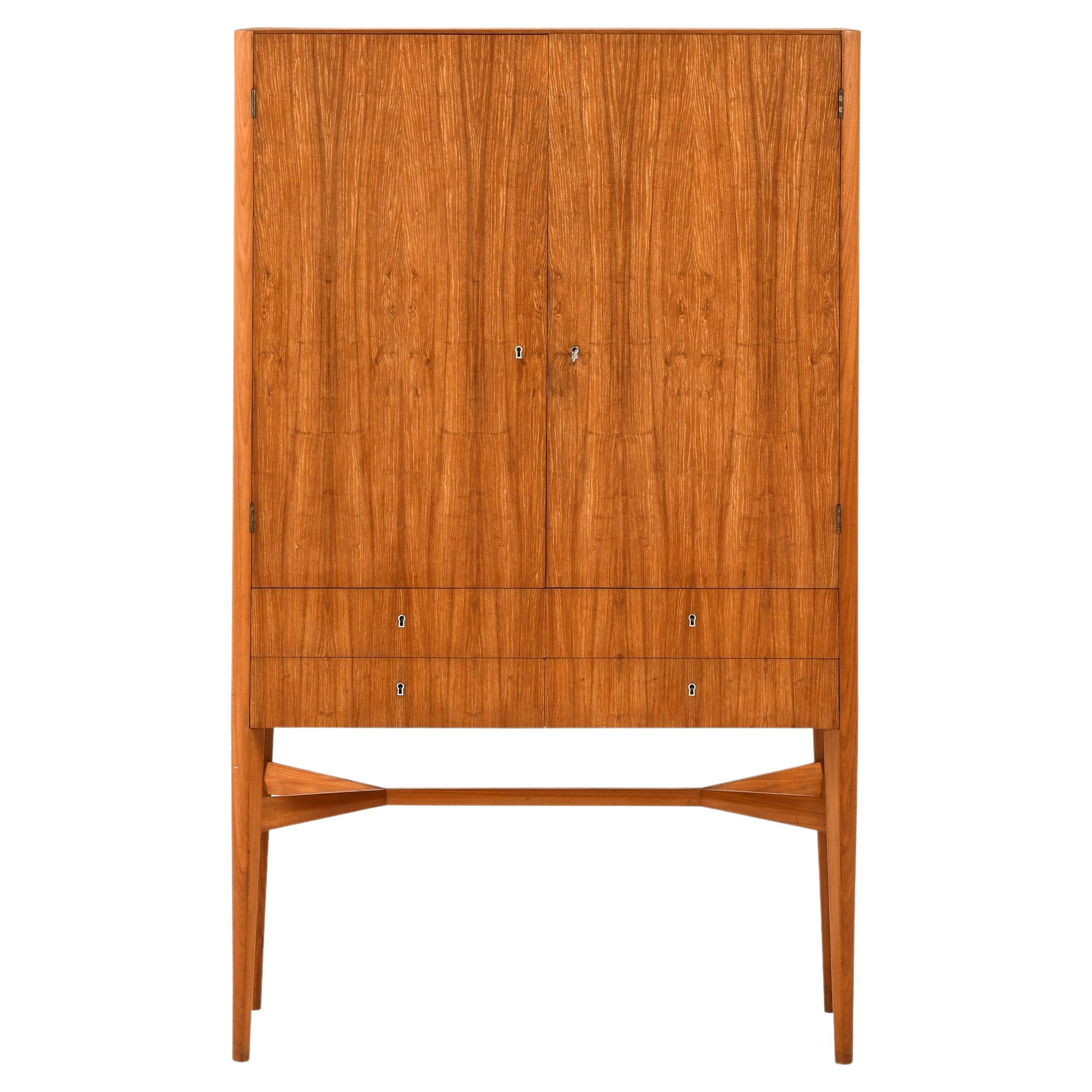 Freestanding Cabinet in Teak by Carl-Axel Acking, 1940s