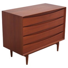 Cassettiera indipendente in teak di Arne Vodder per Sibast, anni '60
