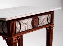 Freestanding Danish Louis XVI Table, circa 1780