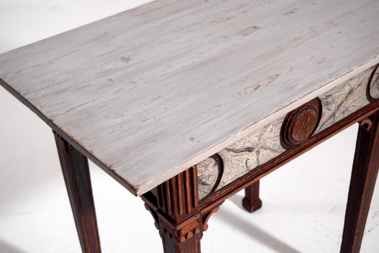 Wood Freestanding Danish Louis XVI Table, circa 1780 For Sale
