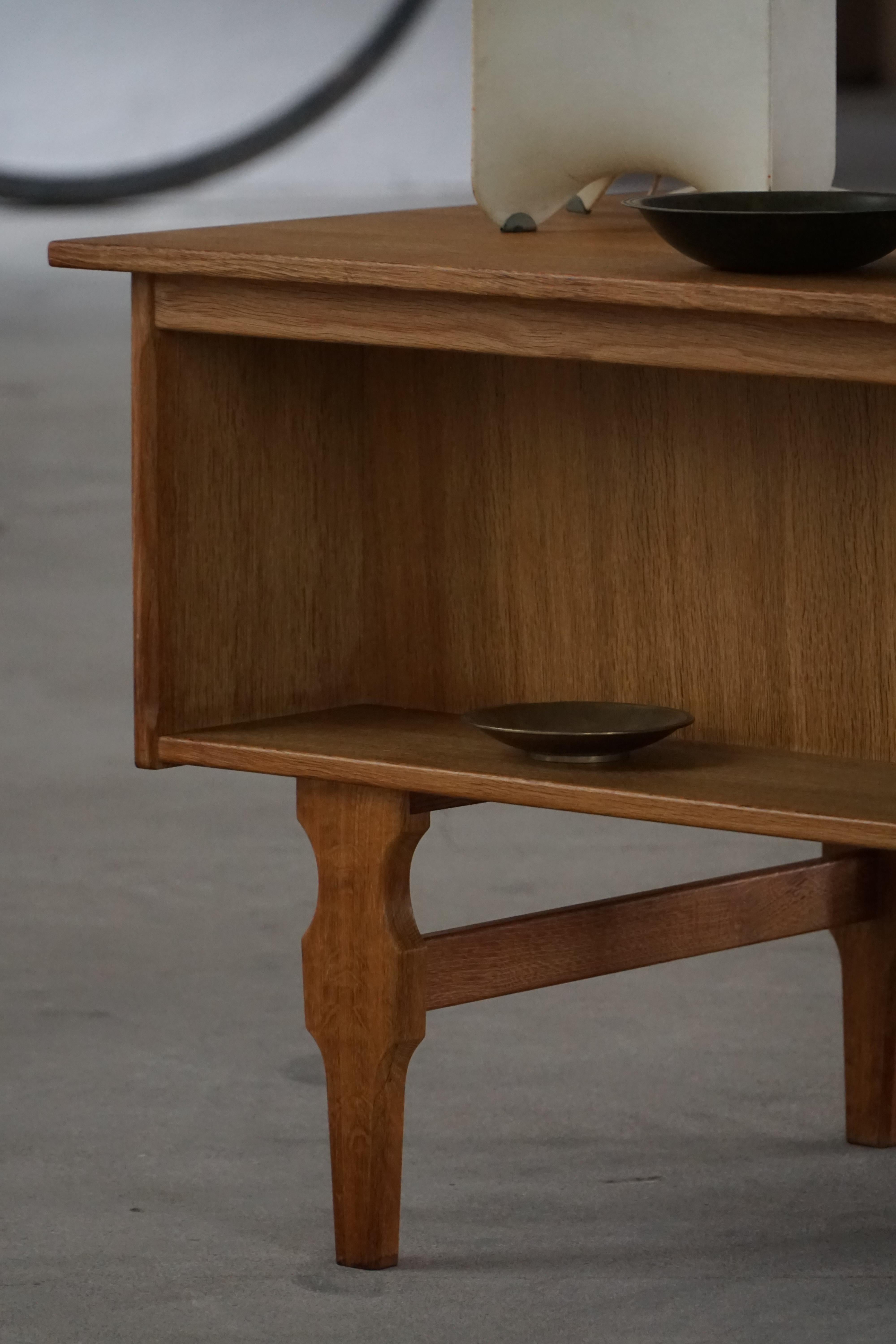 Danois Bureau autoportant en Oak, modernité danoise du milieu du siècle, Henning Kjærnulf, années 1950 en vente
