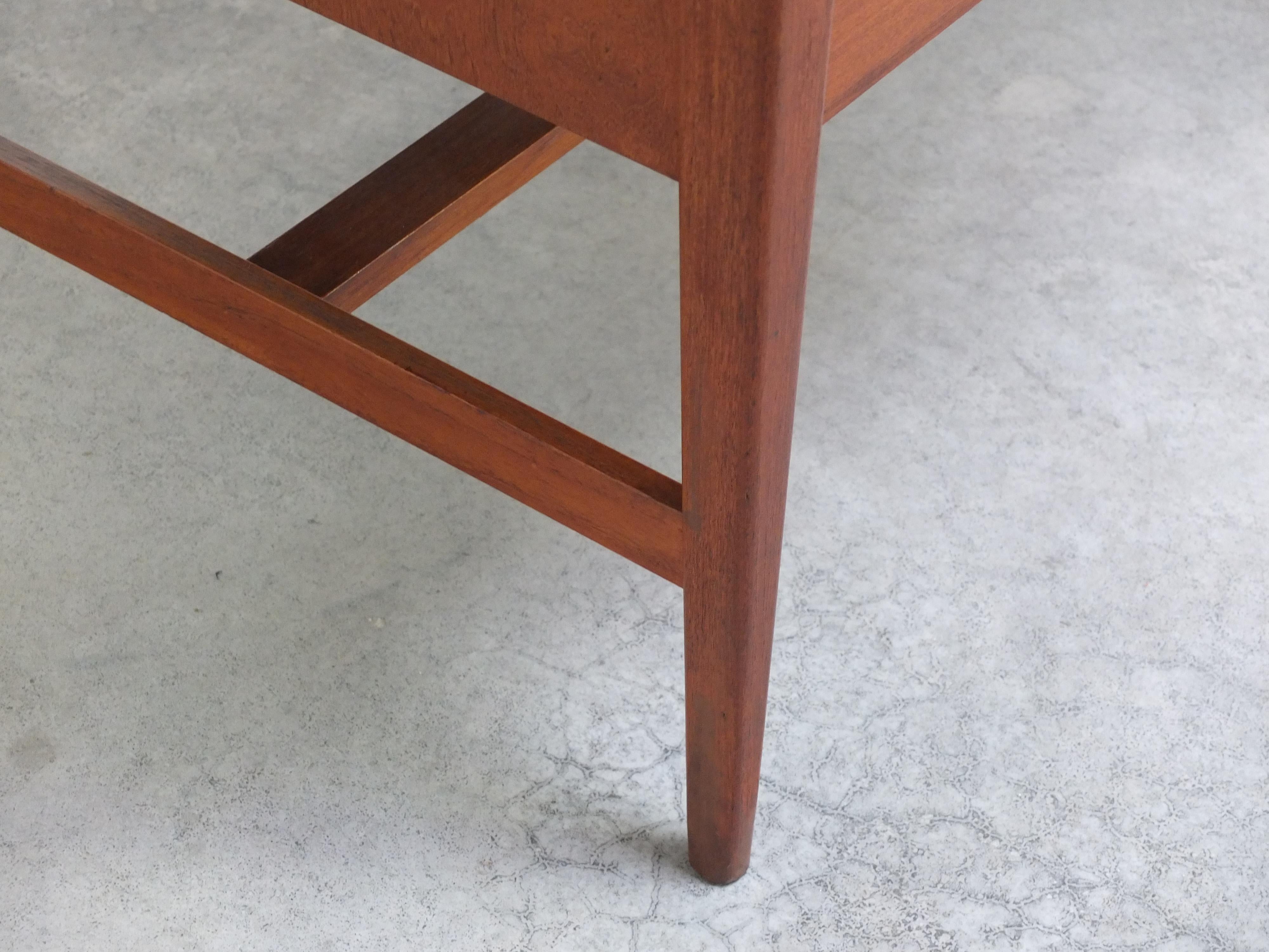Rara scrivania indipendente in teak di Heinrich Althoff, anni '60 in vendita 10