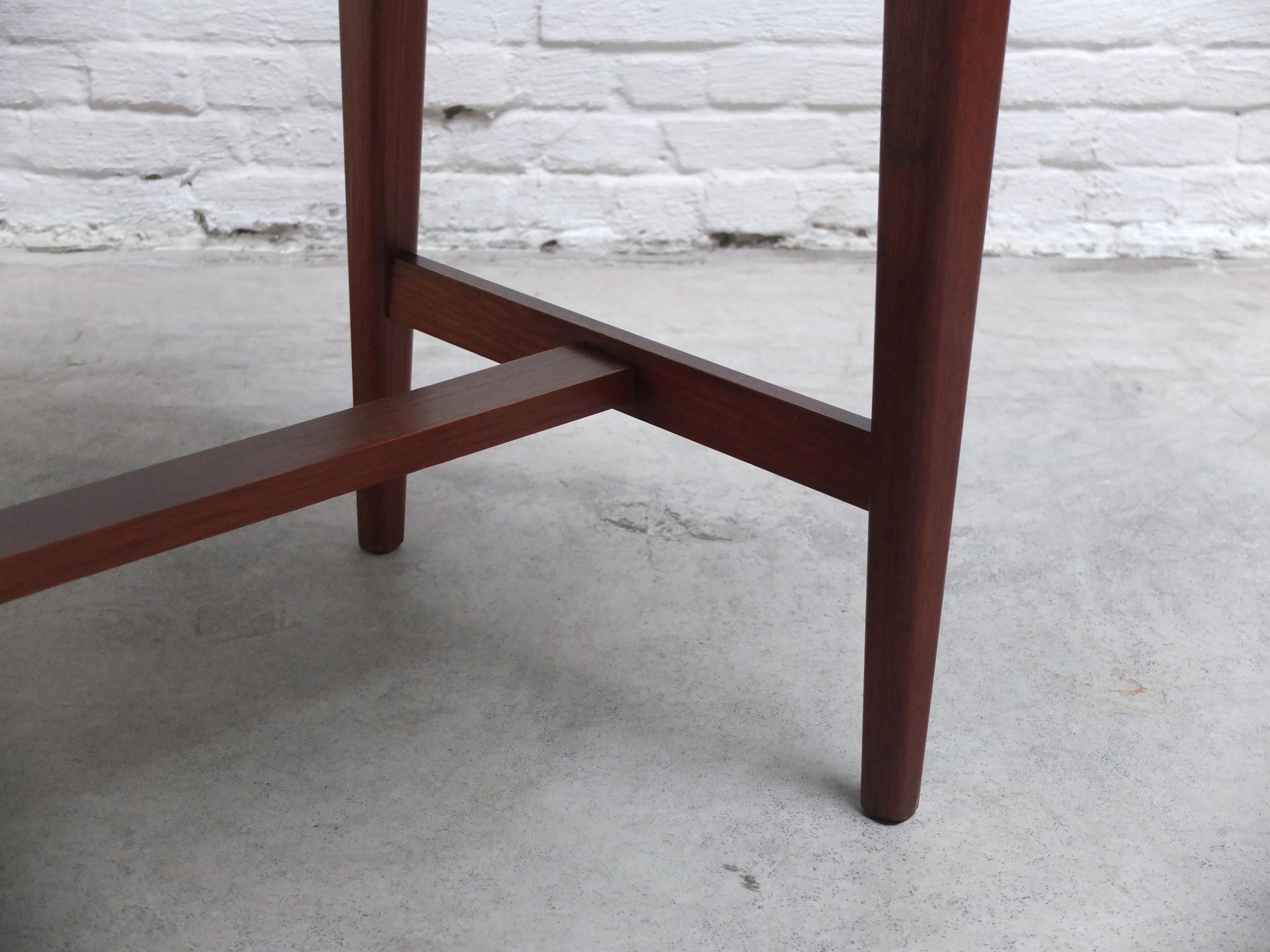 Rara scrivania indipendente in teak di Heinrich Althoff, anni '60 In condizioni buone in vendita a Antwerpen, VAN